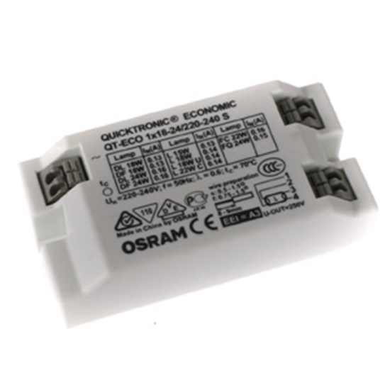 Изображение Palaidējs QUICKTRONIC QT-ECO 1x18-24W S