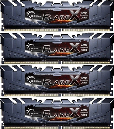 Изображение Pami G.Skill Flare X, DDR4, 32 GB, 3200MHz, CL16 (F4-3200C16Q-32GFX)