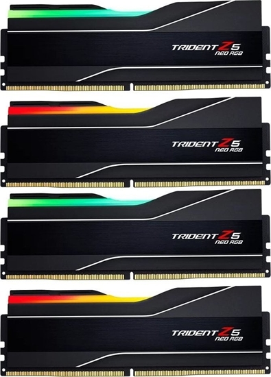 Изображение Pami G.Skill Trident Z5 Neo RGB, DDR5, 256 GB, 6000MHz, CL36 (F5-6000J3644D64GX4-TZ5NR)