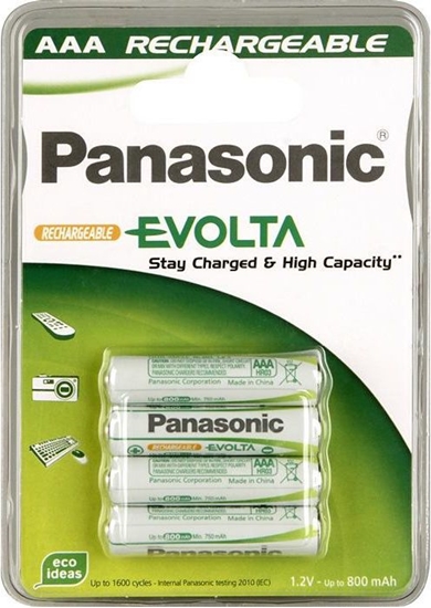 Picture of Panasonic Akumulator Evolta AAA / R03 750mAh 4 szt.