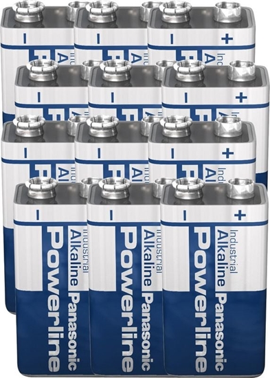 Изображение Panasonic Bateria Powerline 9V Block 12 szt.
