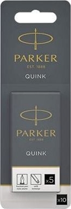 Изображение Parker Parker Tintenpatrone QUINK Schwarz 10 Stück - 1950206