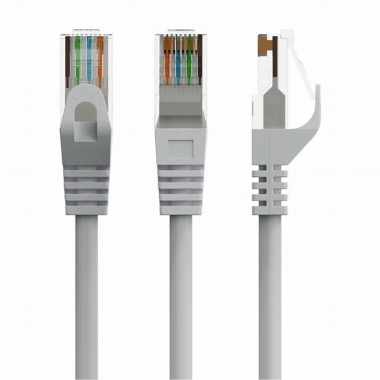 Изображение PATCH CABLE CAT6 UTP 1.5M/GREY PP6U-1.5M GEMBIRD