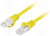 Picture of Patchcord kat.6 utp lszh cu 0.25m żółty fluke passed 