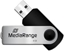 Изображение Mediarange USB-Stick  8GB USB 2.0 swivel swing Blister