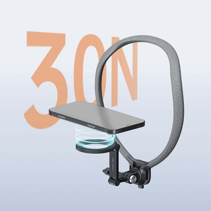 Изображение PGYTECH uchwyt do kamery akcji, smartfon Czarny, Szary