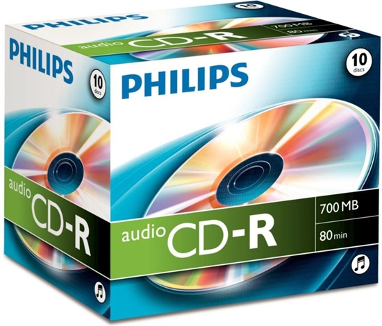 Изображение Philips CD-R 700 MB 52x 10 sztuk (CR7AONJ10/00)