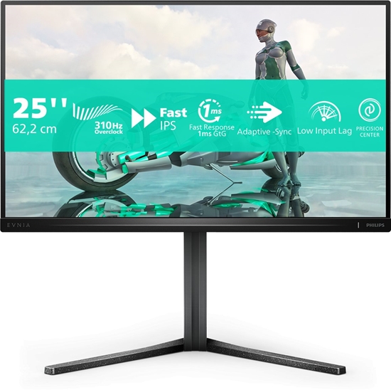 Изображение Philips Evnia 3000 25M2N3200U/00 monitor komputerowy 62,2 cm (24.5") 1920 x 1080 px Full HD LCD Szary