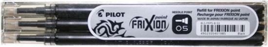 Picture of Pilot WKLAD DO WYMAZYWALNEGO CIENKOPISU FRIXION POINT CZARNY OPAKOWANIE 3 SZT - BLS FRP5 B