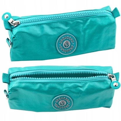 Picture of Piórnik Szkolny Organizer Jednokomorowy Zielony 21,5cm