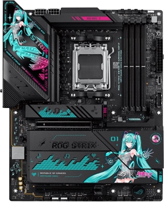 Изображение Pyta gówna Asus ROG STRIX X870E-H GAMING WIFI7 HATSUNE MIKU EDITION