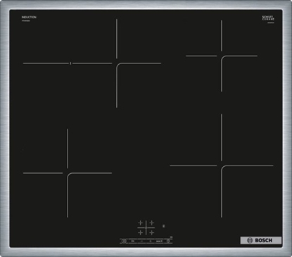 Attēls no Pyta grzewcza Bosch Bosch PIF64RBB5E Series 4, self-sufficient hob (black/stainless steel)