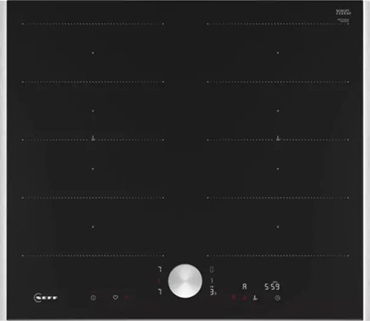 Attēls no Pyta grzewcza Neff Neff T66TTX4L0 N 90, independent hob (black/stainless steel, 60 cm)