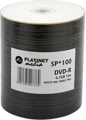 Attēls no Platinet DVD-R 4.7 GB 16x 100 sztuk (40930)