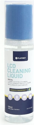 Attēls no Platinet Zestaw czyszczcy pyn 125ml + ciereczka do ekranów LCD (43438)