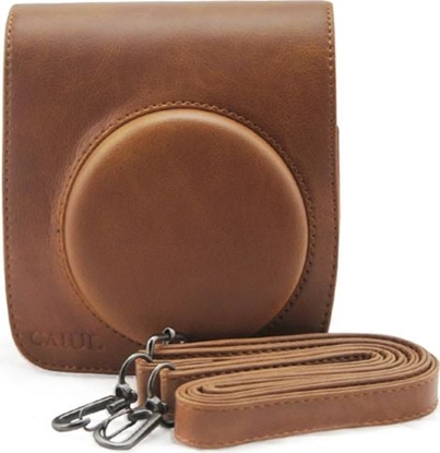 Изображение Pokrowiec Caiul Futera Etui Pokrowiec Do Fujifilm Instax Mini 90 / 90 Neo - Brzowy