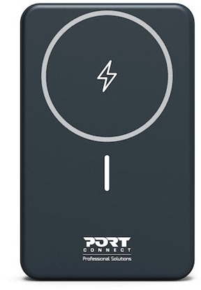 Attēls no Port Designs 907005 bank mocy Litowo-polimerowy (LiPo) 10000 mAh Bezprzewodowe adowanie Czarny