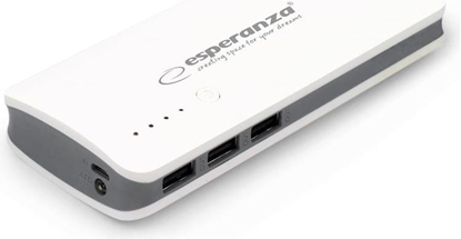 Attēls no Powerbank Esperanza Radium 8000mAh Czarno-szary