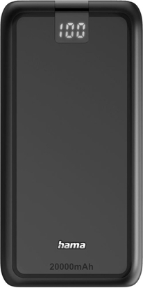 Attēls no Powerbank Hama Power Pack Performance 20 20000mAh Czarny