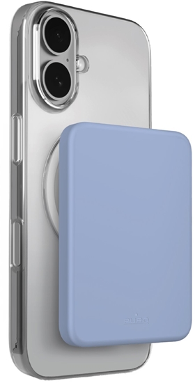 Picture of Powerbank Puro Mini Pwer Mag 4200 mAh niebieski - przenone ródo zasilania PUFCBB40P2MAGBLUE17 (8018417528767)