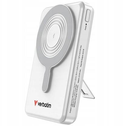 Attēls no Powerbank Verbatim Charge´n´Go Power Bank 2C & Display 10000mAh silver