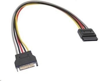 Picture of PremiumCord SATA 15-pin - SATA 15-pin, 0.16m, Wielokolorowy (kfsa-10)