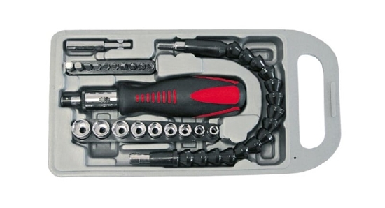 Изображение Pro-Line Wkrtak uniwersalny z grzechotk CrV zestaw 23el. - 10008