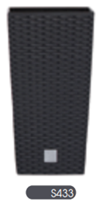 Изображение Prosperplast Doniczka RATO SQUARE 170mm antracyt - DRTS170-S433