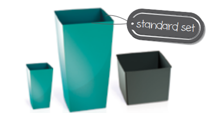 Изображение Prosperplast Doniczka URBI SQUARE 265mm antracyt - DURS265-S433