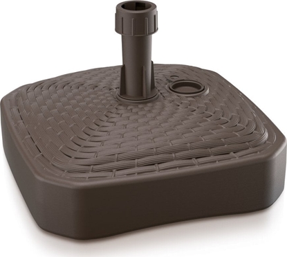 Изображение Prosperplast Podstawa do parasola kwadratowa ratan brzowa