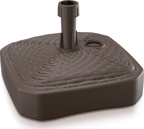 Picture of Prosperplast Podstawa do parasola kwadratowa ratan brzowa