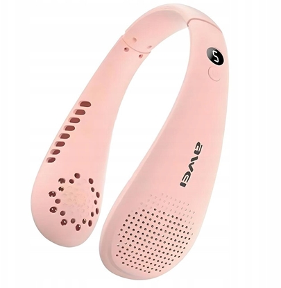 Picture of Przenony wentylator na szyj AWEI F31 1200mAh róowy