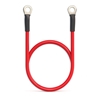 Picture of Przewód akumulatorowy z końcówkami konektorowymi M8 | Kabel z     oczkiem 8mm | 60cm | Czerwony 