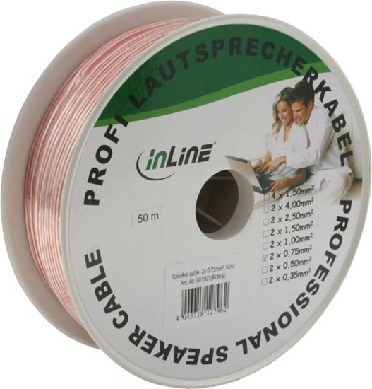 Picture of Przewód InLine Gonikowy, 50, Przezroczysty (98150T)