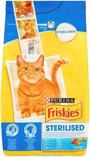 Picture of Purina KARMA DLA KOTÓW FRISKIES SK STERILE - OSO, WARZYWA 1,5KG