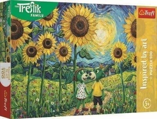 Picture of Puzzle 100 Spacer wród soneczników