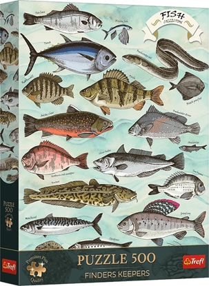 Attēls no Puzzle 500 Finders Keepers: Ryby TREFL