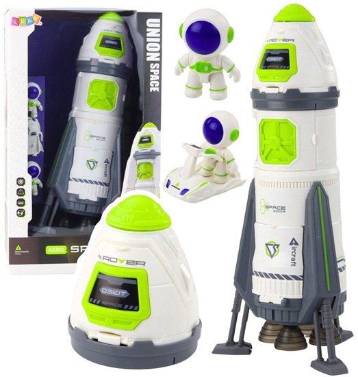 Picture of Rakieta Kosmiczna Statek Figurki Astronautów wiata Dwiki EDUKAMP