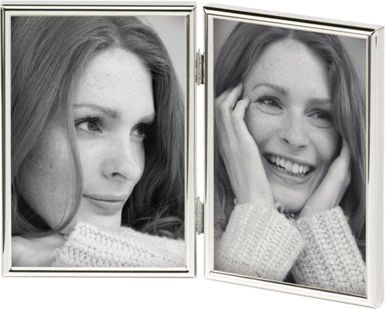 Изображение Ramka Walther Chloe, 2x10x15, podwojna, srebrna (WD215S)