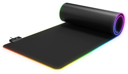 Picture of Rampage podkadka gamingowa pod klawiatur i mysz 30x80cm, RGB, czarna (MP-24 RGB)