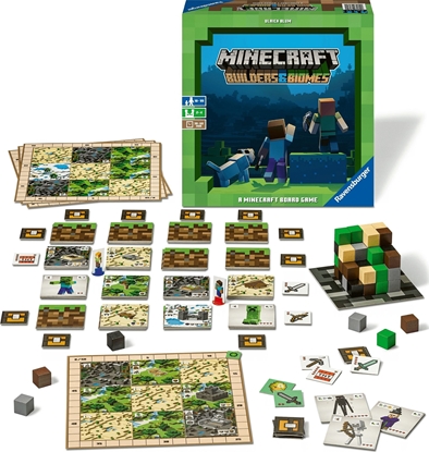 Изображение Ravensburger Gra planszowa Minecraft: Builders & Biomes