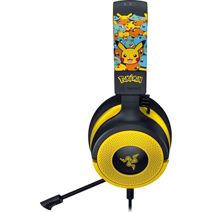 Изображение Razer | Headset | Kraken V4 X | Wired | Over-Ear | Microphone | Pokémon Edition