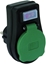 Attēls no REV Adapter w. switch IP44 black-green