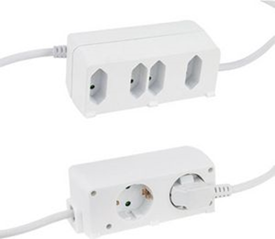 Picture of REV Multiple Socket Outlet BiniPlus 6-fold white