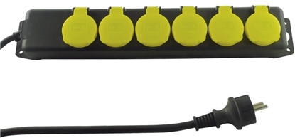 Изображение REV Multiple Socket Outlet IP44 6-fold 1,4m