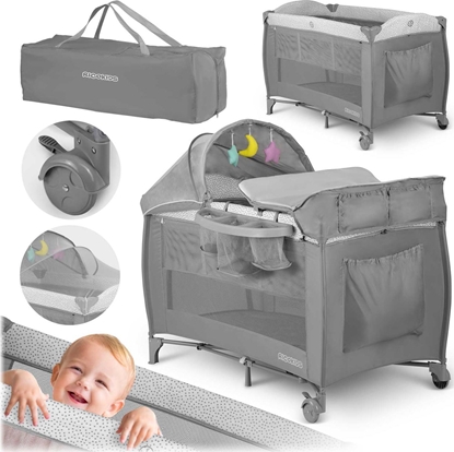 Attēls no Ricokids óeczko turystyczne 125x65x78cm RK-242 szare