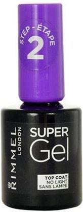 Изображение Rimmel  Super Gel Top Coat lakier utrwalajcy efekt elowego manicure 12ml