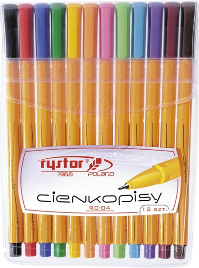 Picture of Rystor Zestaw Cienkopisów RC-04, 12SZT
