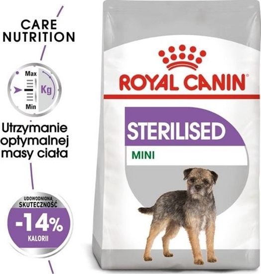 Picture of Royal Canin Mini Sterilised karma sucha dla psów dorosych, ras maych, sterylizowanych 3kg