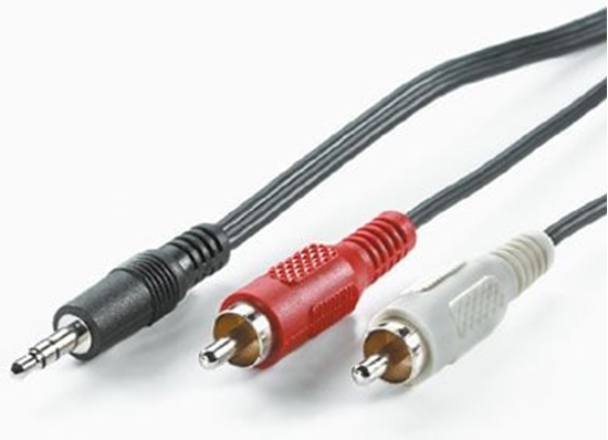 Picture of Roline 3.5mm/2x RCA (M) Cable, 10 m